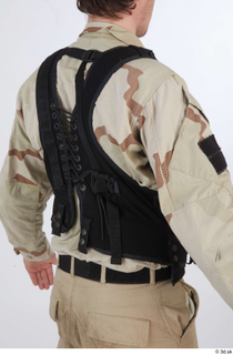 Reece Bates Contractor A pose 1 army vest upper body…